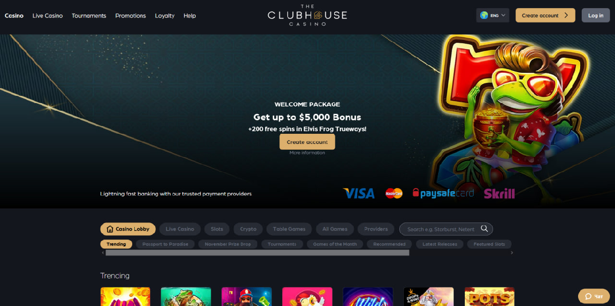 Clubhouse Casino overview