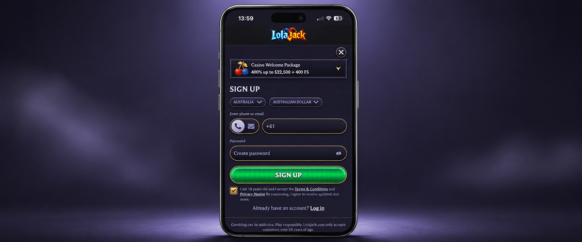 Lolajack Casino PayID banking notes