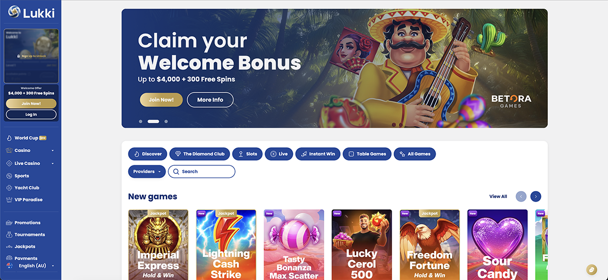 Lukki Casino overview