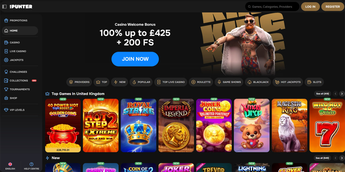 MrPunter Casino overview