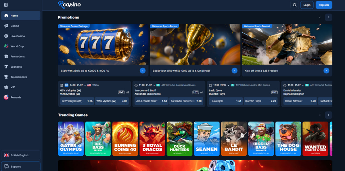 RCasino overview