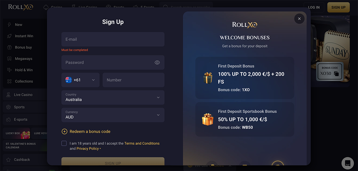 RollXO PayID banking notes
