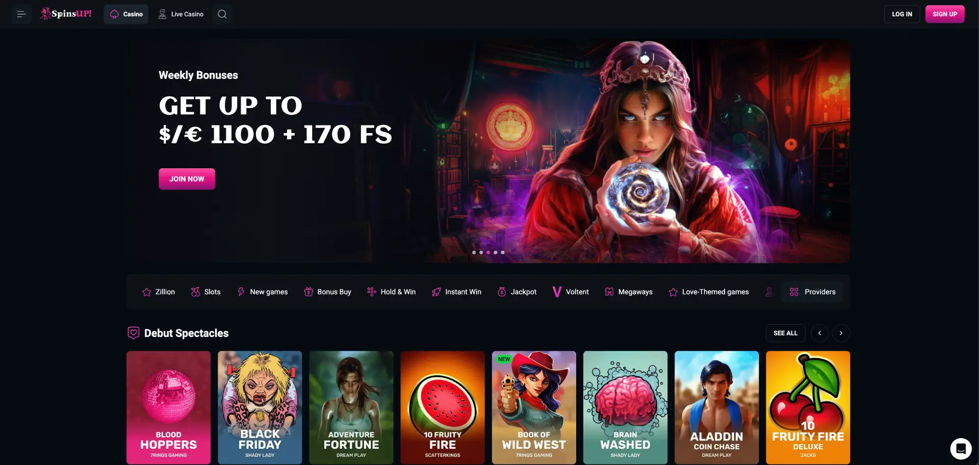 SpinSup Casino overview