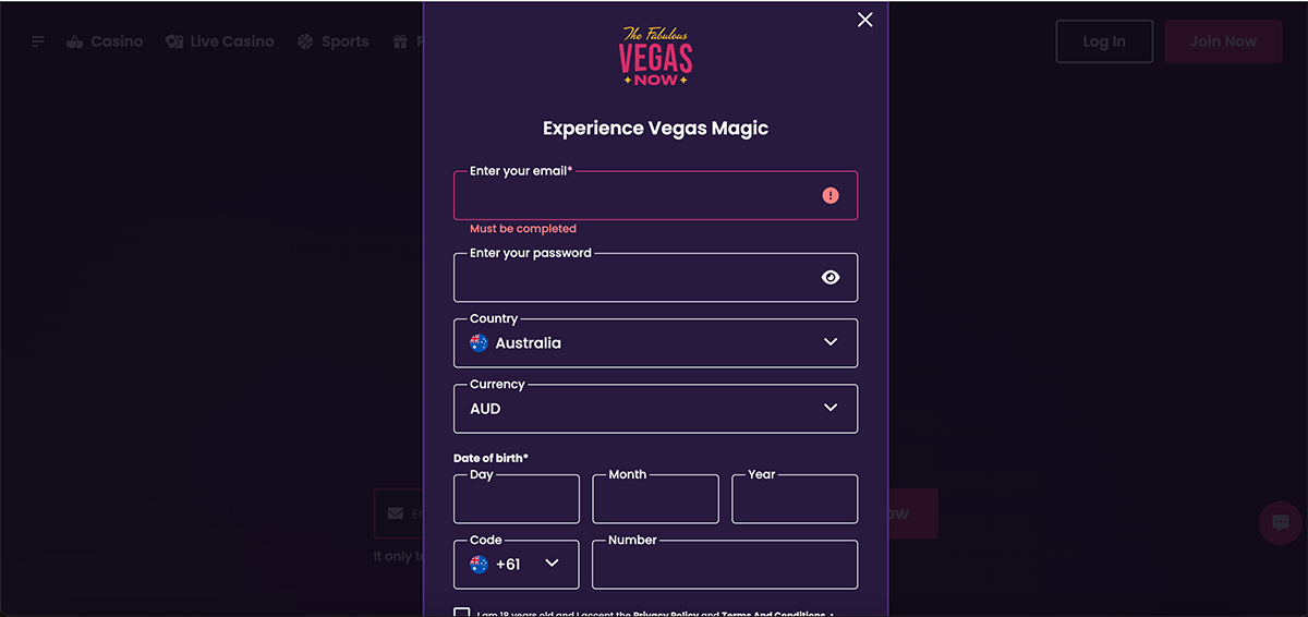 Vegas NOW PayID banking notes