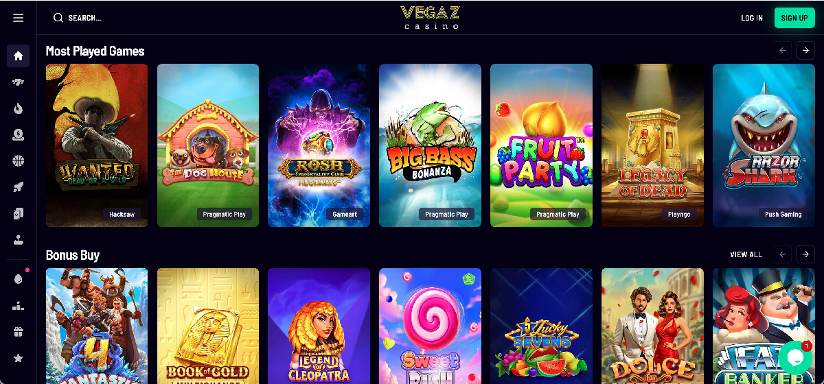 Vegaz Casino PayID banking notes