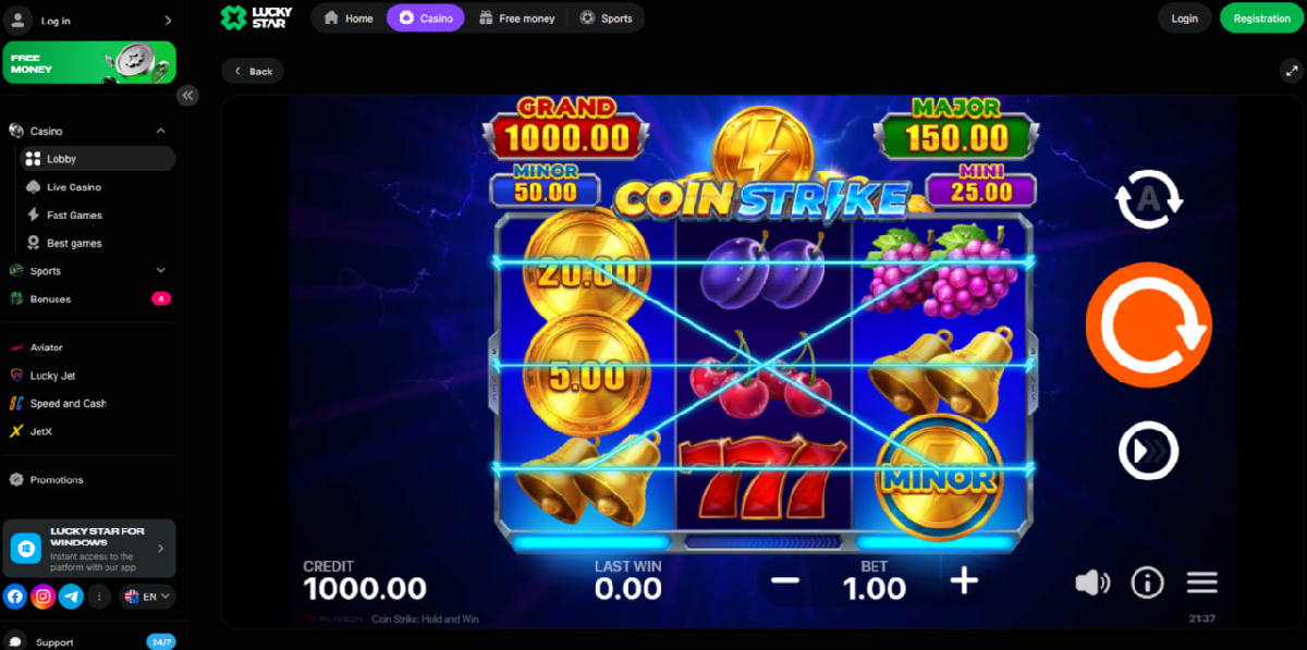 Coin Strike: Hold and Win — Playson