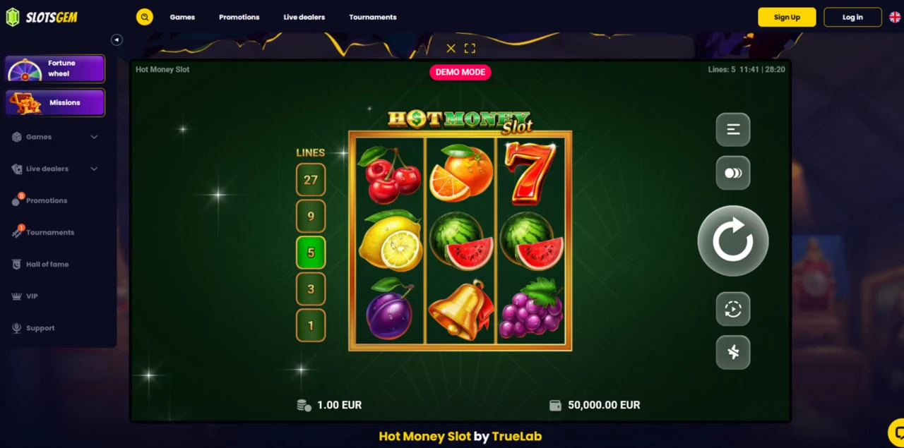 Hot Money Slot pokie
