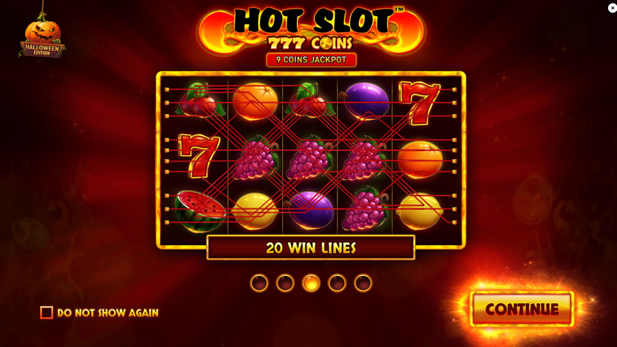 Hot Slot: 777 Coins Halloween Edition pokie