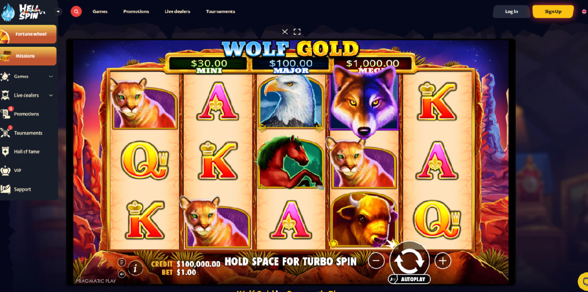 Wolf Gold — Pragmatic Play